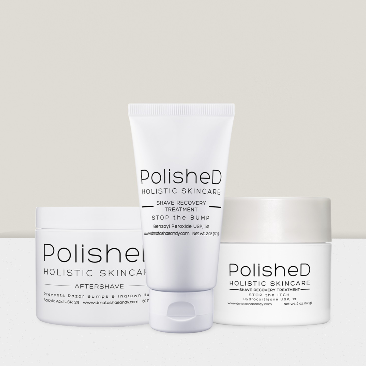 PolisheD Holistic Skincare Shave Recovery Kit