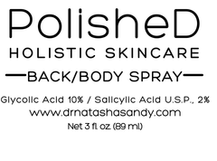PolisheD Holistic Skincare Back & Body  Spray