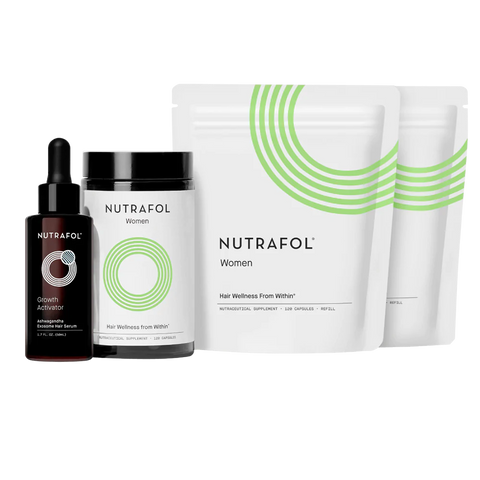 Improved Formula!! Nutrafol Women's Dual Action MD Hair Growth System Age 18-44